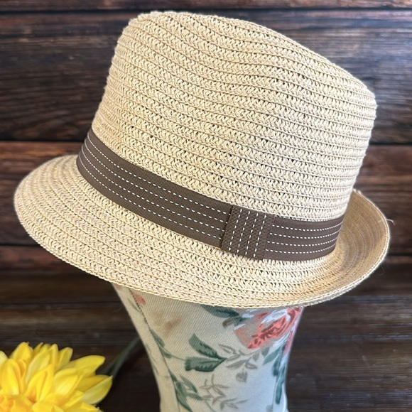 Scala Pronto Women’s Fedora With Brown Ribbon Band! In Excellent Condition! - Picture 4 of 8